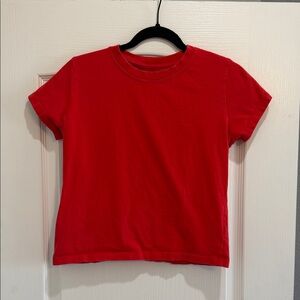 Daily Drills!!! M/L Red Short Sleeve Crewneck Tee